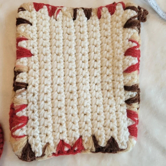 π΄3/$15π΄ Vintage handmade pot holders/trivits/warm pads set of 4 kitchen - Picture 10 of 12